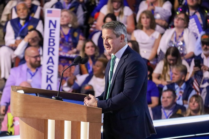 Adam Kinzinger addresses the DNC