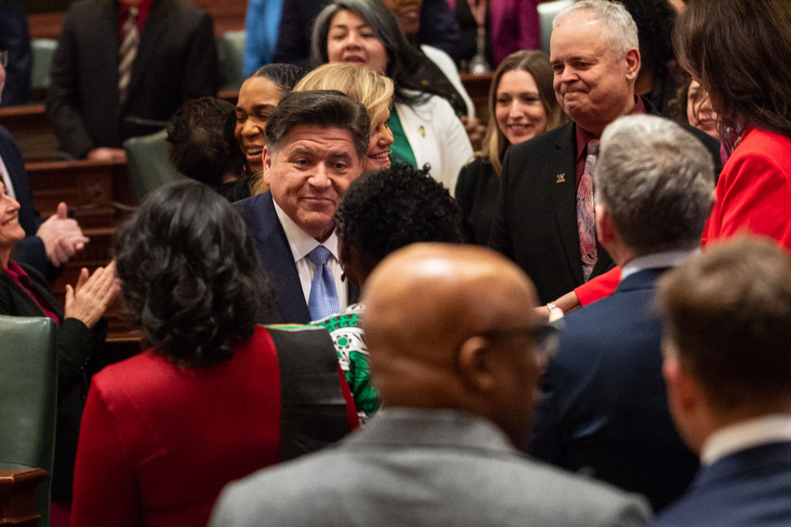 Pritzker defends level of engagement with state lawmakers amid Bears flop